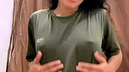 The Innocent-Looking Babe Diligently Masturbates Her Sexy Pussy Daily