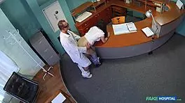 fake hospital - 18 year old virgin has sex for 1st time with her doctor