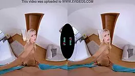 VRHUSH PETITE 18+ BLONDE LOLA MYLUV FUCKED IN POV VR