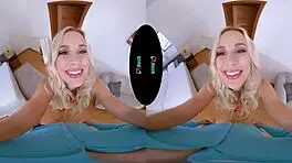 VRHUSH PETITE 18+ BLONDE LOLA MYLUV FUCKED IN POV VR