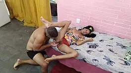 Small girl saw me watching porn and wanted taboo sex