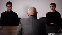 Guy dominates teen in rough session