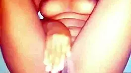 Caught forcing huge bottle into pussy