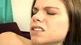 Young Amateur Gets Cum in Mouth