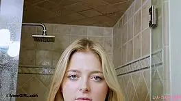 the golden girl next door took a shower