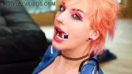 Victoria Greene Squirts Huge Mess In School Uniform During First Time