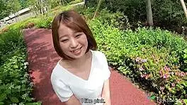 Asuka Suzumura feels intense pussy pleasure during strip