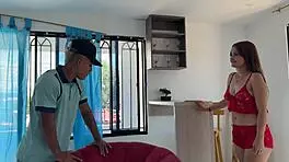 No, don't cum inside, let it go in my ass!