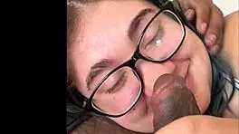 Getting ready for dick in mouth