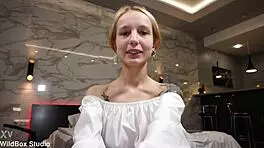 Pov Skinny Blonde Gives Sensual Blowjob Then Gets Good Fuck And Cum Facial