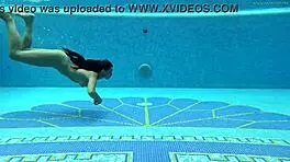 I tease naked hungarian girls swimming in pool