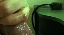 Young Guy MASTURBATES His BIG MONSTER COCK Until CUM BLASTS Everywhere in Casual Solo Fun.