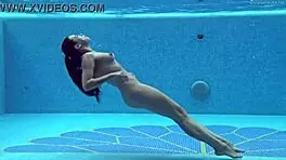 I tease naked hungarian girls swimming in pool