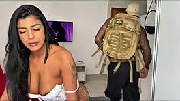 Husband Claims Wife's Pussy Bareback Passionately