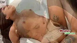 latina step sis seems like she likes being stuck with me