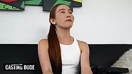 Naughty Hispanic College Girl Takes Fat Cock Deep In Her Throat During Rough Session