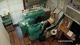 Lesbian Torment Clinic Olivia Kassady Teasing Blonde Pussy