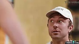 Petite Blonde Teen Anal Fucked By Coach