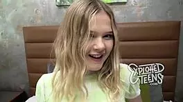 She Is Blonde, 85 Lbs, and Loves Sucking Cock Passionately