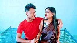 Newly married bhabhi seduced by naughty devar on bed for passionate fucking, licking, and anal