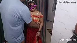 Newly Married Indian Wife Enjoys Rough Doggystyle Sex At Home