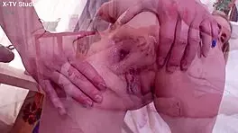 afina tries hard assfucked - cum on face - big ass 😩