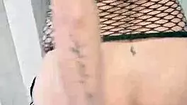 hey, this milf latina rides her dildo to a powerful orgasm at home