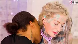 TATTOOED GIRL TAKES DEEP BBC ANAL ATM & FACIAL CUMSHOT