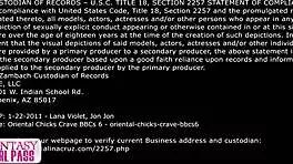 Fantasy girl lana violet stretched by giant bbc