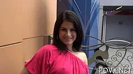 Curvy legal teen craves massive peckers