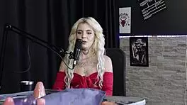 Loira Explica Como Fazer Um Bom Sexo Anal Demonstra Seu Boquete E Gemido Ao Enfiar No Cu - Kyra Sex Sheer Red