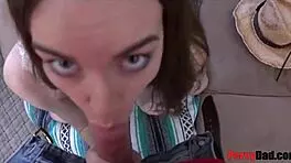 naughty step daughter rides daddy cowgirl style