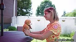 shake the snake, she moans as stepdad pounds her hard