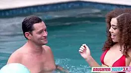 Perverted Stepfather Stepdaughter Share Intimate Fucking Secrets