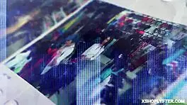 I watch as the LP officer whips out his big prick, and the two shoplifter teens wrap their lips around it.