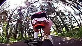 paseo en bicicleta mostrando bragas viejito queria coger cumshot