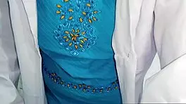 doctor girlfriend enjoys fucking indian big cock cowgirl on patient bed