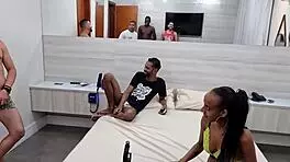 Behind Scenes: Thai Kalifa's Rough DP with Multiple Men