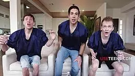 best friend gang uses a girl for gamenight pussy snack useteen 18+s