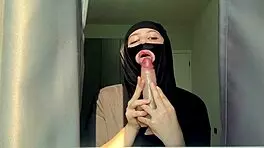 Slutty Muslim Deepthroat Teacher Moaning