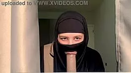 Slutty Muslim Deepthroat Teacher Moaning