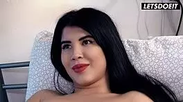 cute teen 18+ lady dee is seduced by her roommate - letsdoeit?