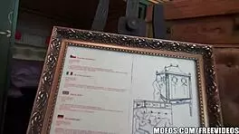 Natural Czech Brunette Babe Gets Fucked Doggystyle Bent Over In Public!