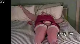 curvy young wife in stockings cums multiple