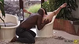 Black4k Athletic Black Guy Satisfies Pale-Skinned Manager With Big Cock