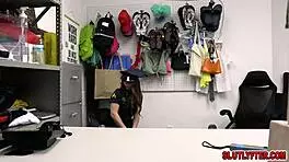 Mira Monroe Passionately Sucks Officer's Impressive Cock