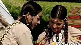 Sex toy playing with legal age teen girls.