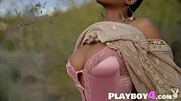 Big Tits Black Teen Strips Naked