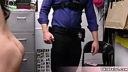 The Mall Cop Caught Two Asian Thieves For Eastern Style Rough Fucking