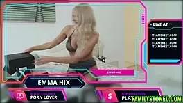 emma hix, are you fingering your pussy on cam while unboxing gifts?